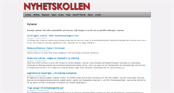 Desktop Screenshot of nyhetskollen.com